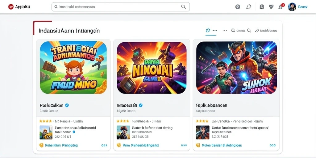 Tampilan antarmuka yang intuitif dan menarik.