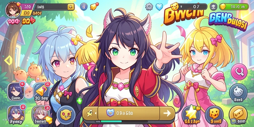 Tampilan awal permainan slot yang menarik.