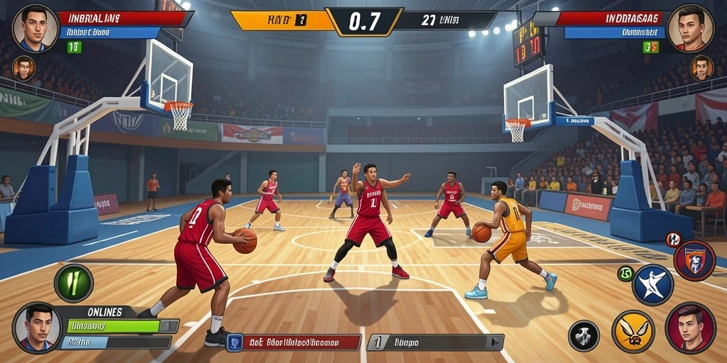 Screenshot menampilkan karakter utama dalam aksi petualangan.