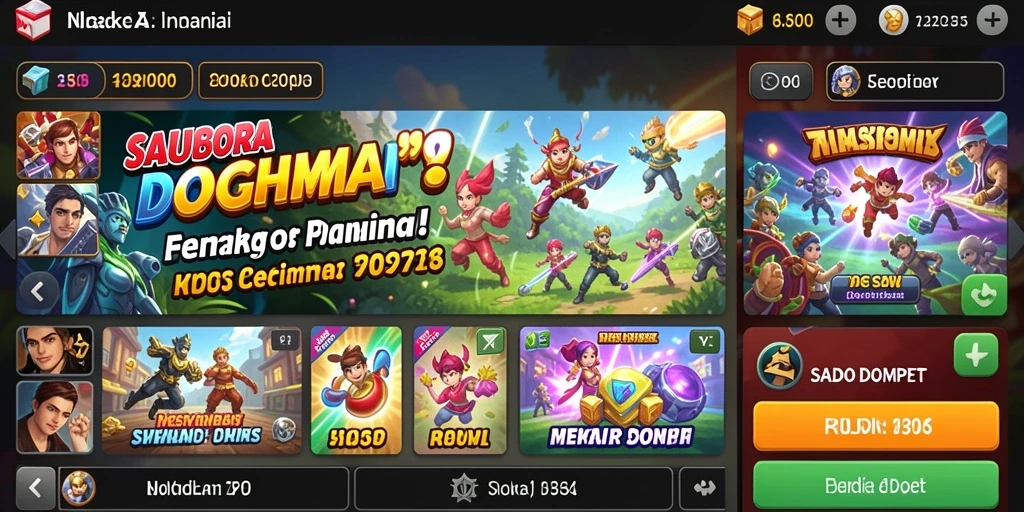 Tangkapan layar pertama menunjukkan karakter utama yang siap untuk berpetualang.
